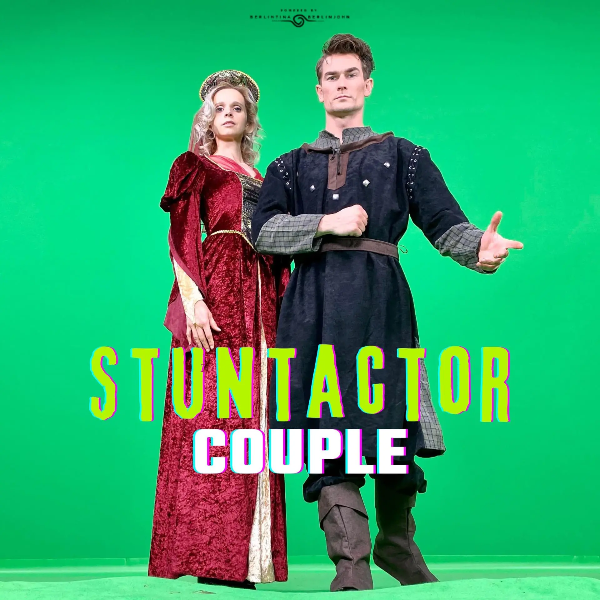 Stuntactor Couple Greenscreen